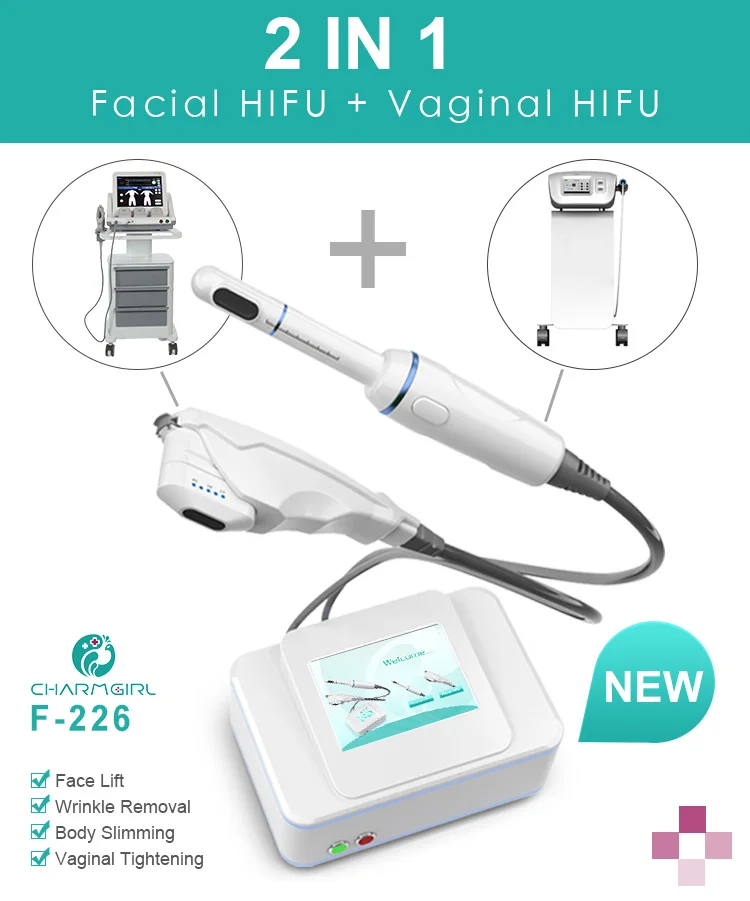 Portable Machine Vaginal Hifu Facial Lifting Wrinkle Removal Private