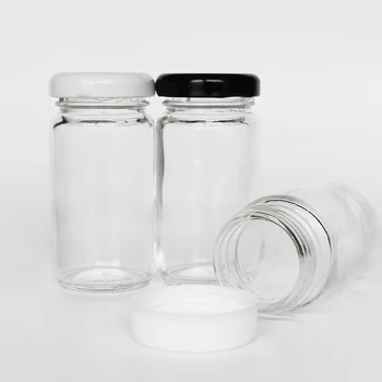 small spice jars glass