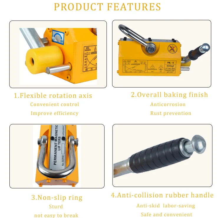 10 ton Handling Steel Plates Lifting Magnets
