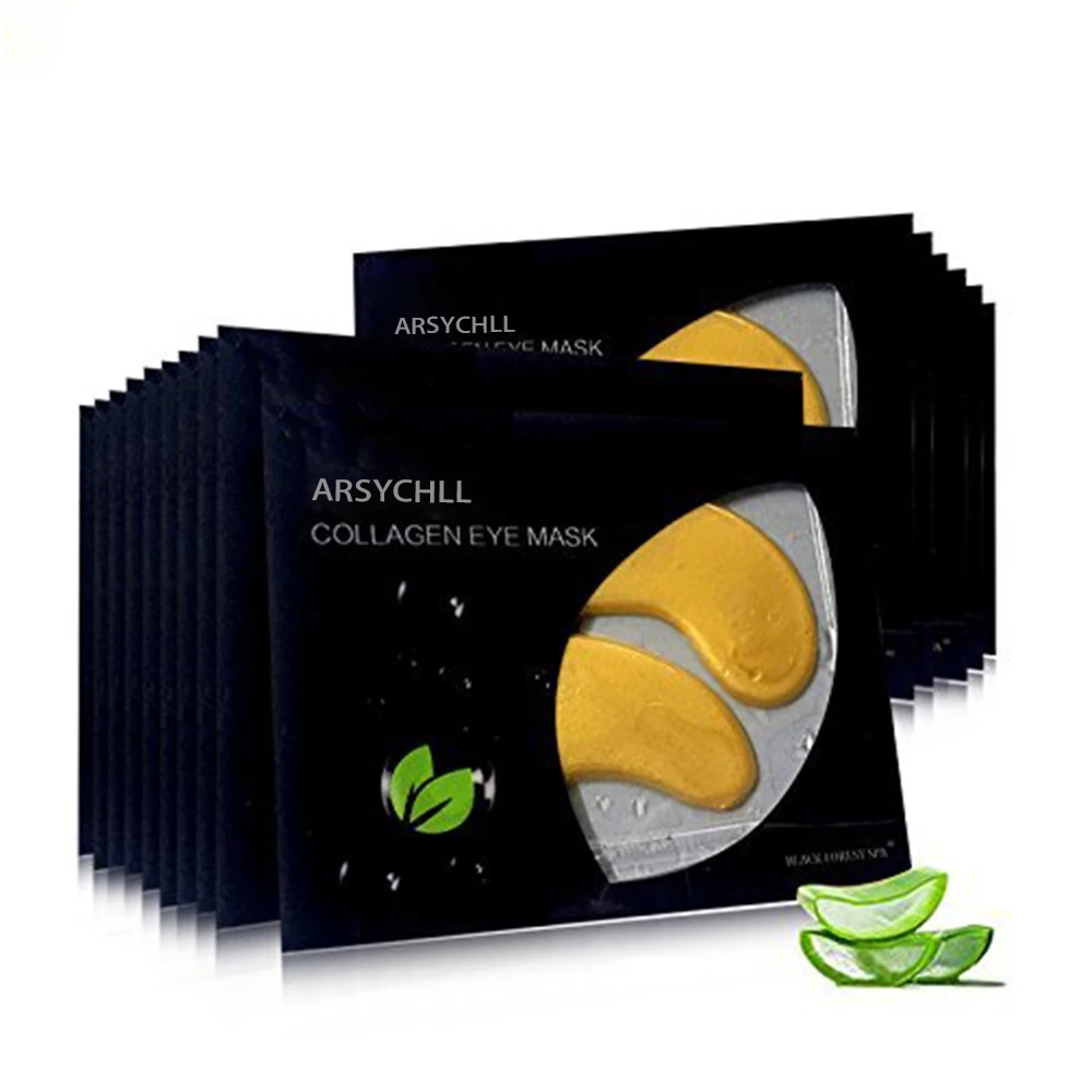 private label anti wrinkle moisture skin gold eye gel mask