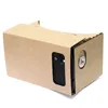 2017 High quality and popular DIY 3D Google Cardboard Custom Glasses with vr lens and deadset