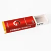 Red long shape match 2 pin two pin plug drawer paper box custom