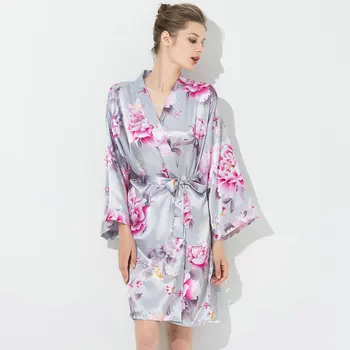oriental silk robe