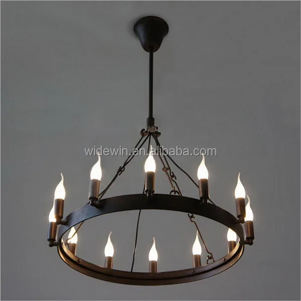 Different Size Black Iron Round Suspended Ceiling Lamp Buy Iron