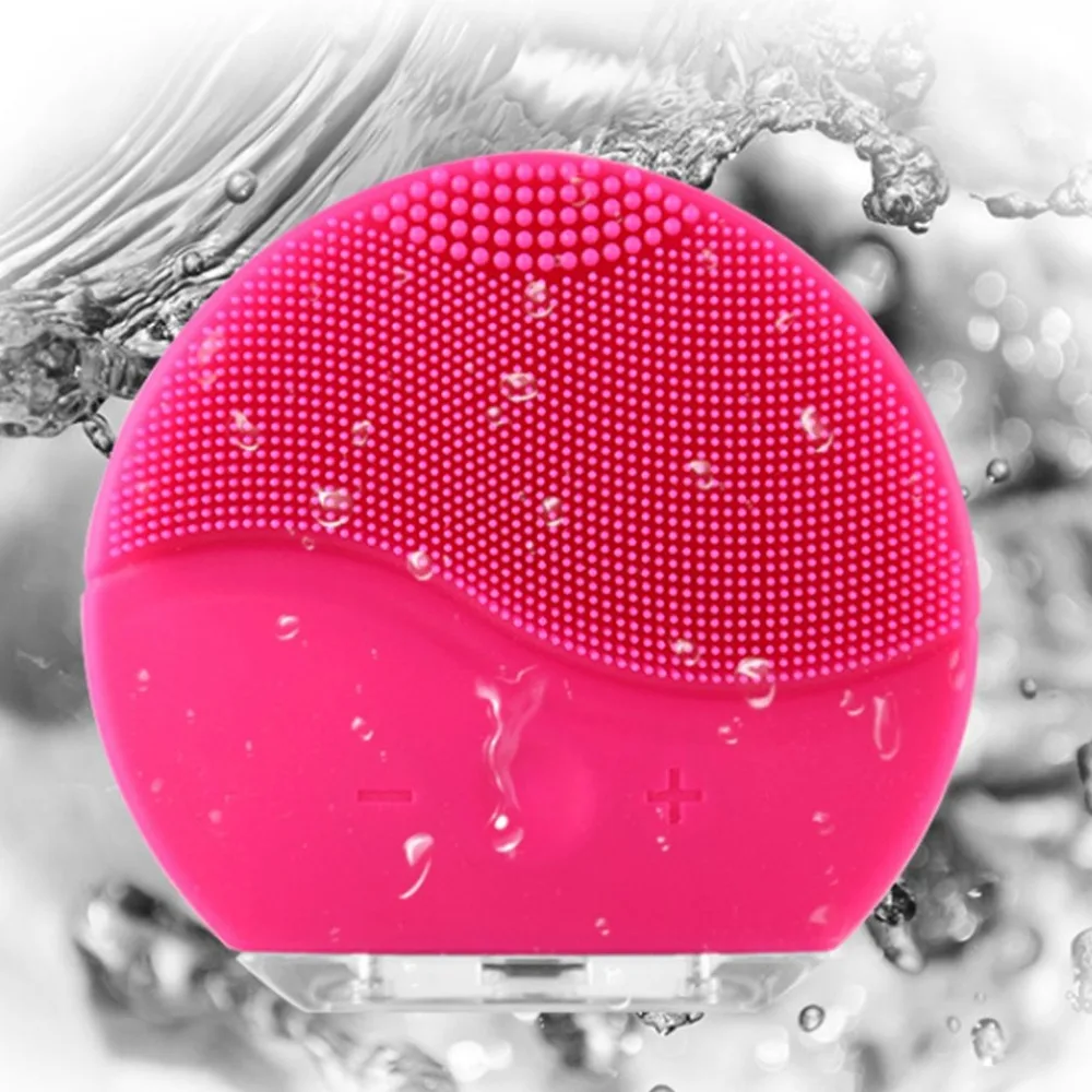 Facial Cleansing Brush Face Scrubbers Waterproof Silicon Facial Cleaner and Massager Electric Cleansing for Deep Cleansing Care