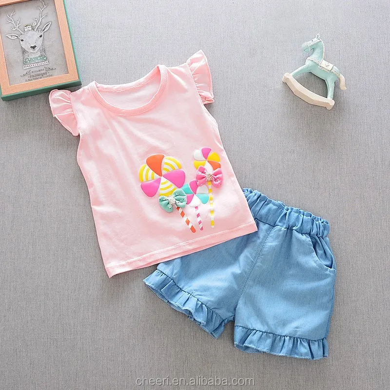 Western Hot Baby Girls Outfits Set Clothes Fashion Baby Outfits For ...