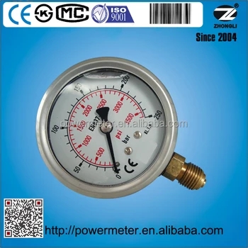 250 psi pressure gauge