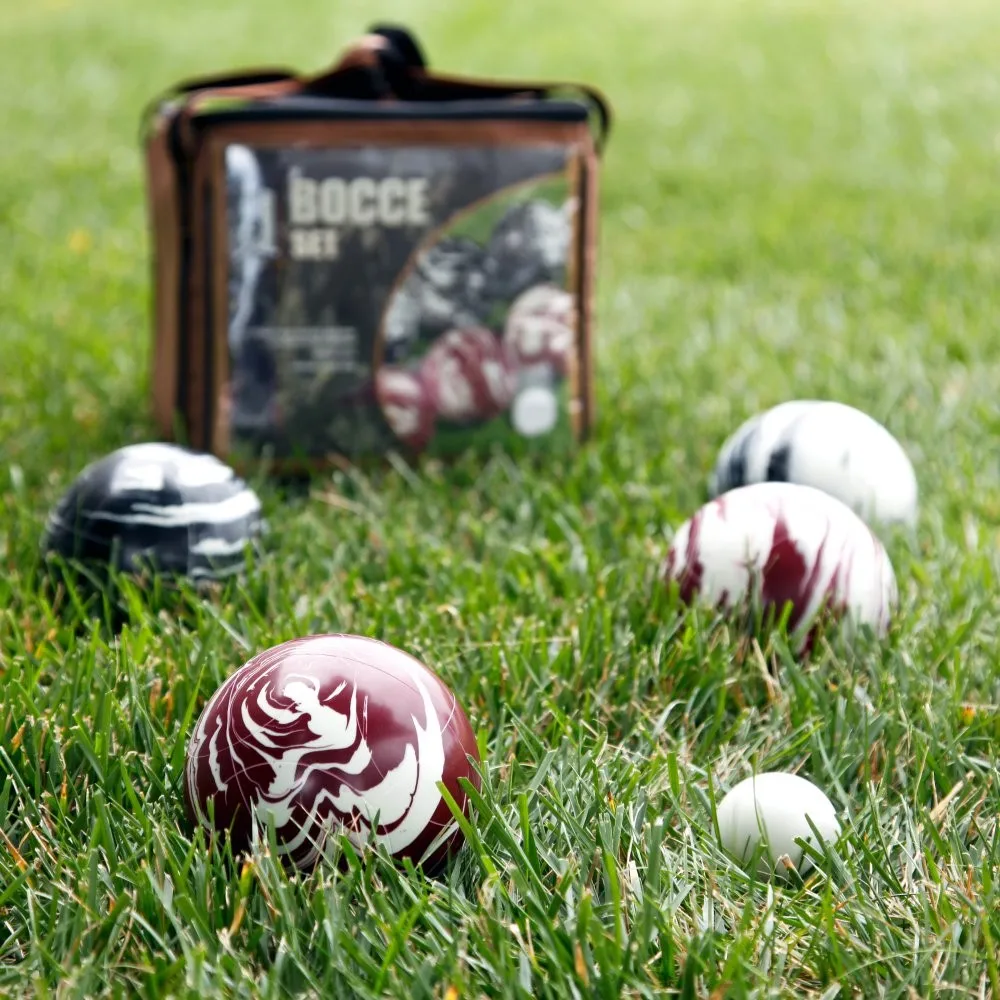 Professional Marbled 100mm Boccia Ball Set Marble Bocce Ball Set Marble