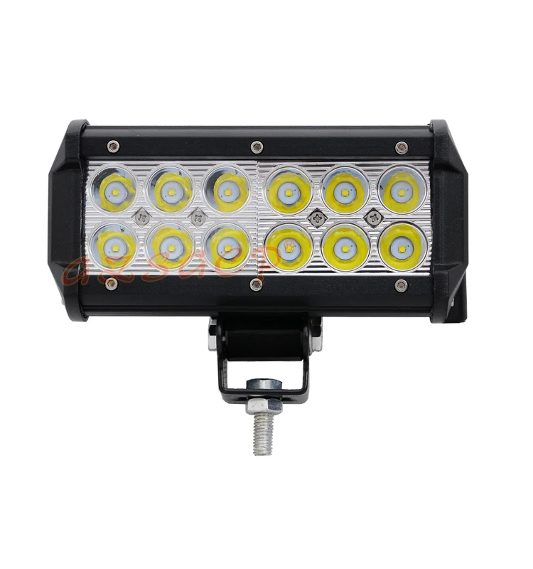 Super Bright 2 Rows 7inch 36w Car Led Light Bar Offroad Led Bar Lights Cars Outside Buy Car
