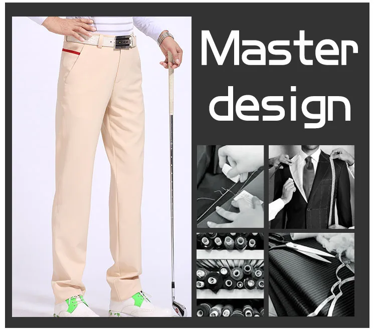 Custom Sublimation Printing Men Khaki Golf Trousers Buy Golf Trousers