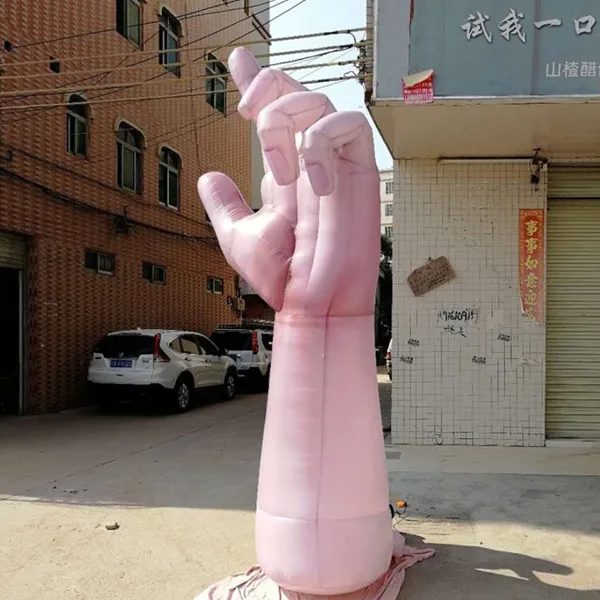 Customized Giant Inflatable Hand Inflatable Hand Replica For