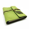 6 ring binder leather planner, pu leather spiral refillable diary printing