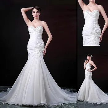 Custom Made Modern Sweetheart Sleeveless Floor Length Silk