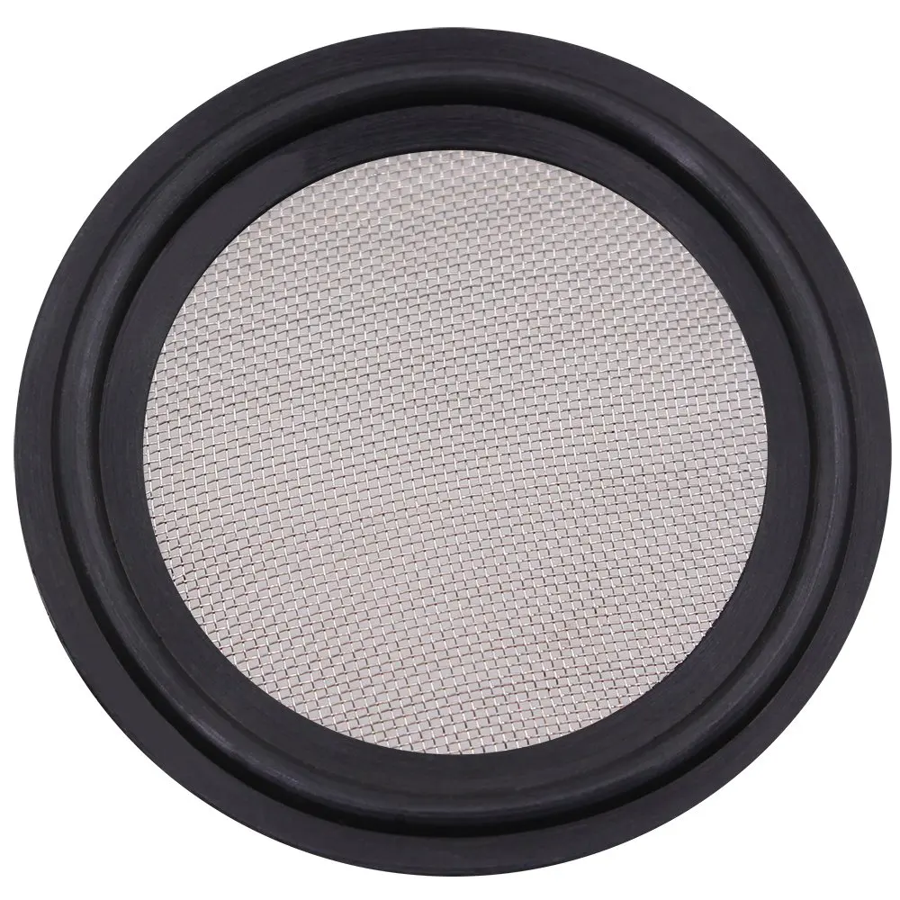 Dernord 1.5" Viton Sanitary Gasket w/ Stainless Screen - Tri Clamp Clover 60 Mesh