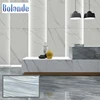 900x1800mm hall Decorative large size modern inkjet porcelain tile 900*1800 glossy ceramic glazed grey and white floor tiles