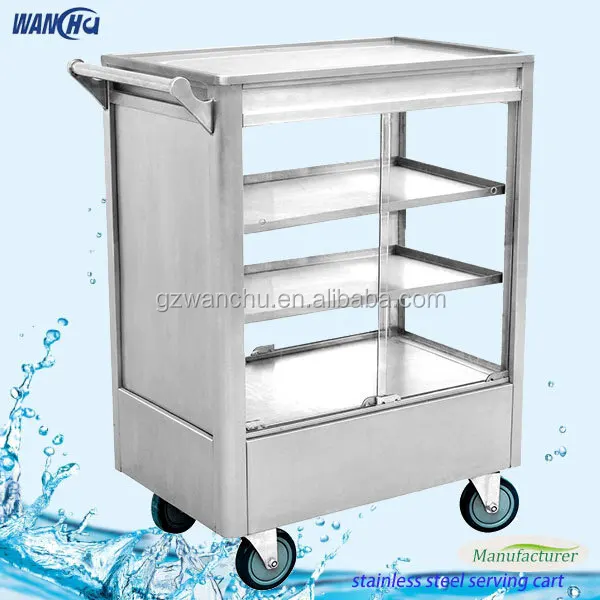 Electric Food Warmer 4 Tiers Food Service Trolley Factory/professional