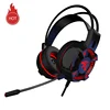 For Game Lover 3.5mm Wired Gaming Headphone Cool Computer 7.1 Headset Game with Mic LED Light