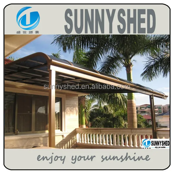 Terrace Awnings With Polycarbonate Roof New Style
