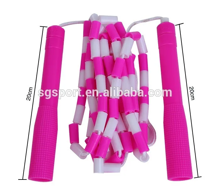 Plastic Beaded Skipping Rope,Bamboo Beads Jump Rope With Long Handle Buy Plastic Beaded