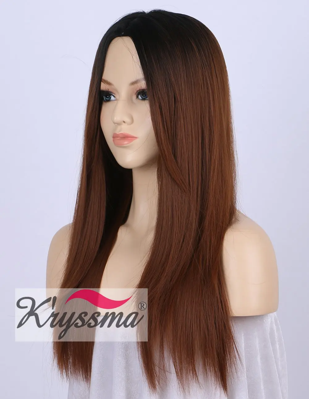 Buy Kryssma Good Looking Black Root Ombre To Brown Long