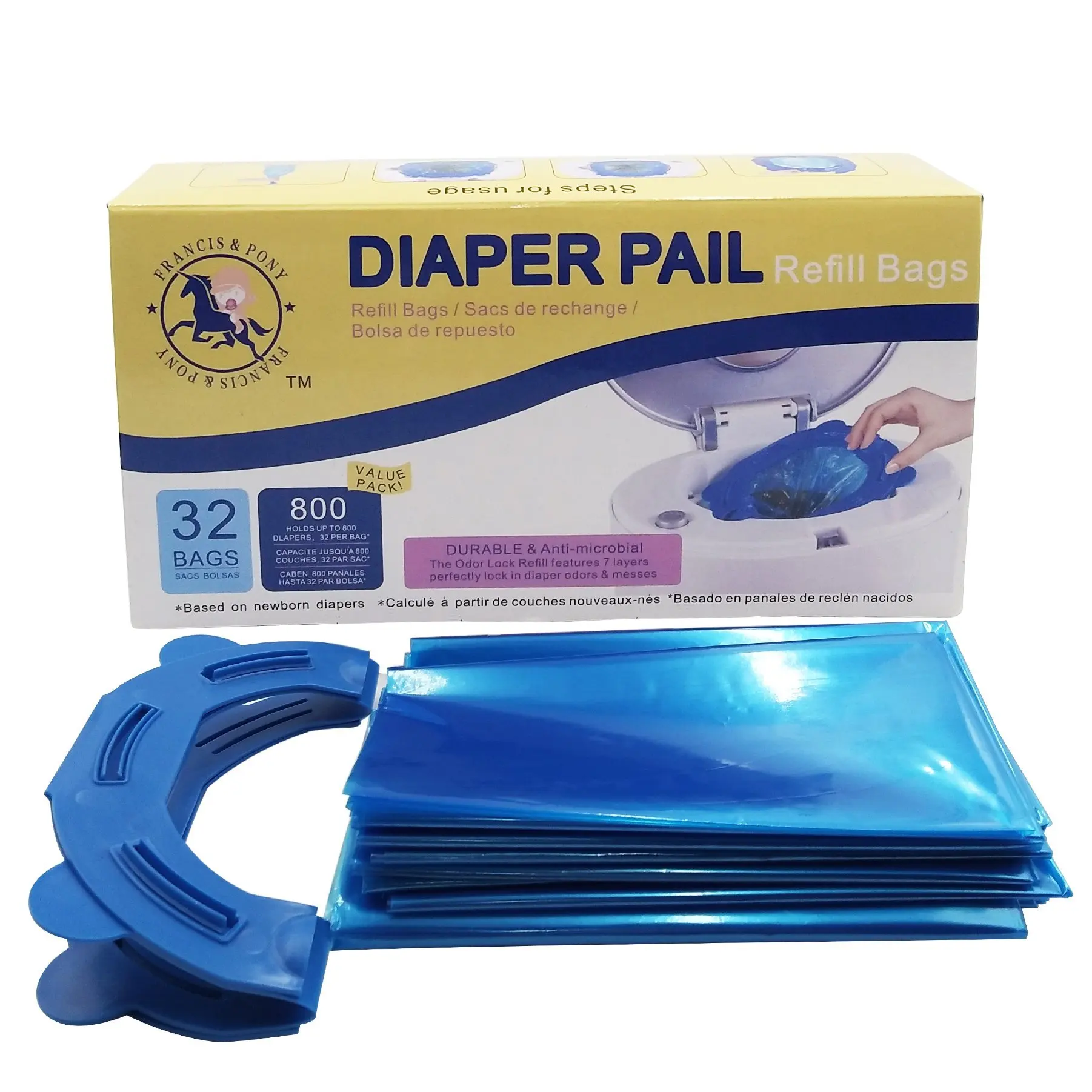 diaper pail refill bags