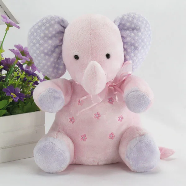 pink elephant toy stuffed