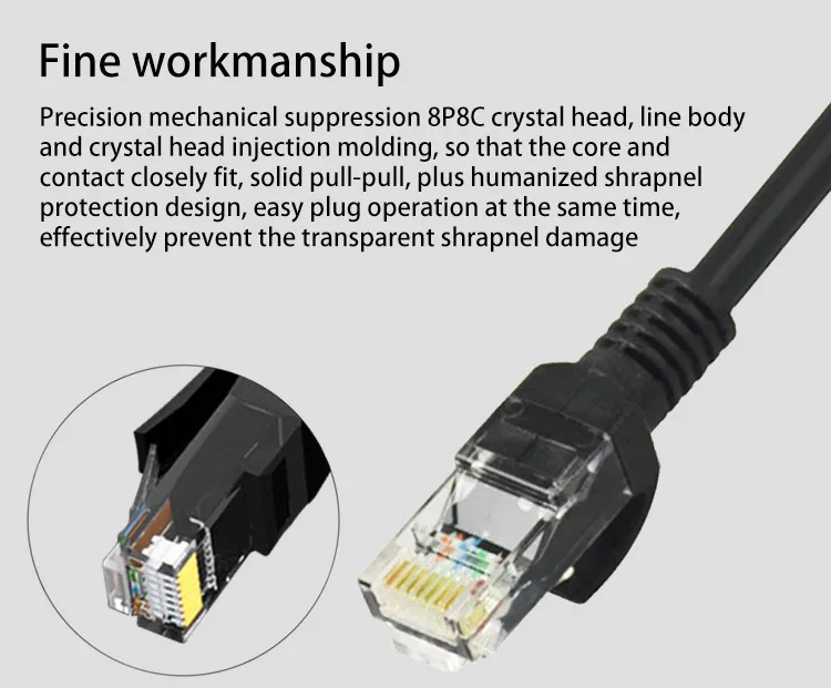 SIPU High Speed ISO9001 ethernet cable cat5e utp cable patch cord - ANKUX.COM