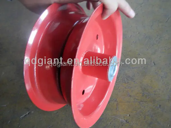 Heavy duty steel rim pu wheel 4.00-6 for wheelbarrow
