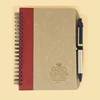 Myway High quality brown kraft paper notebook and pen gift set