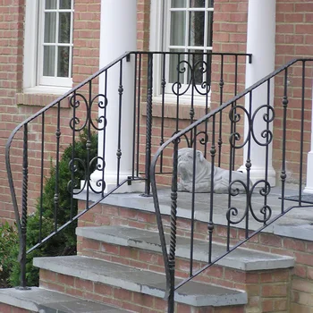 Antique Wrought Iron Handrails Outdoor Stairs,Design Modern Stair ...