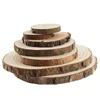 Hot sale wholesale Rustic DIY Natural Round Wood Pine Tree Slices For Wedding Centerpiece Craft