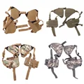 High Quality Adjustable Military Tactical Shoulder Pistol Gun Holster Magazine Pouch lightweight durable Nylon Holster