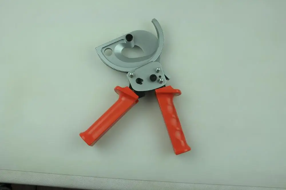 HS-500B forging blade ratchet cable cutter for cutting 400mm2 copper aluminum cables sharp and quick cable cutter