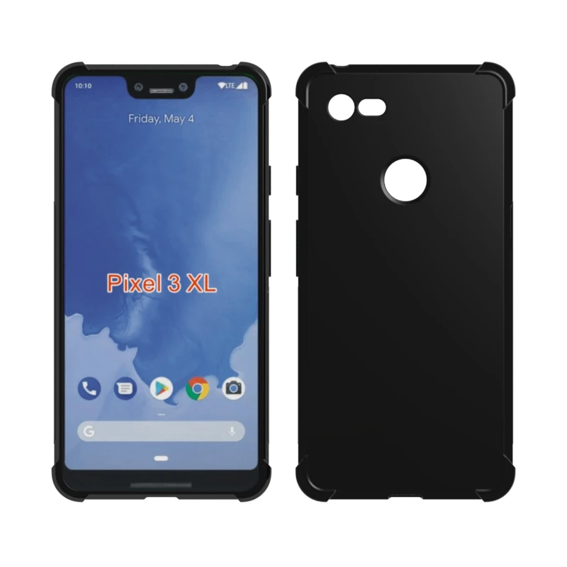 Transparent Shockproof soft Tpu cover case For Google Pixel 3 XL