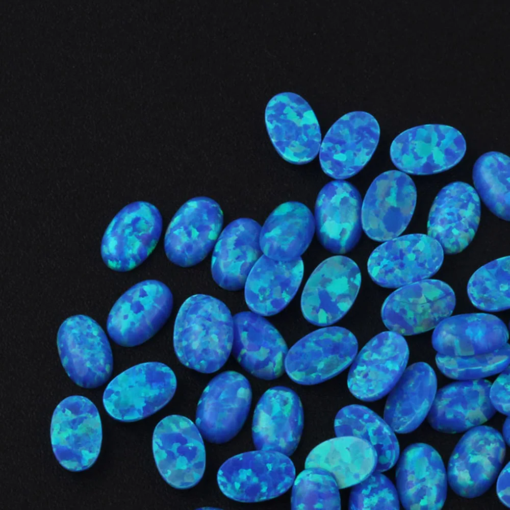 热卖op05 蓝色凸面蛋白石