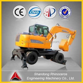 rc wheel excavator