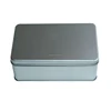 indian tea tin boxes rectangular food safe tin can silver color tins