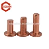 copper solid flat head rivet pin