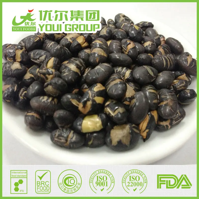 dried soy beans roasted wasabi flavor black beans