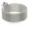 Women's Stainless Steel Mesh Band Ring