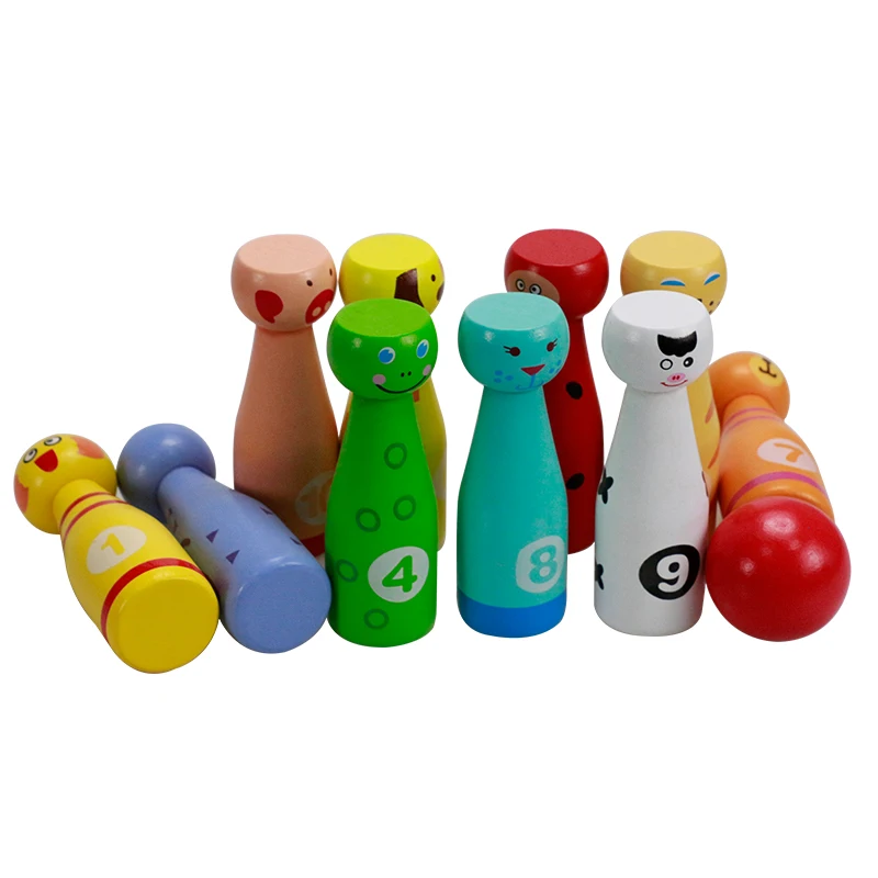 stuffed animal bowling set