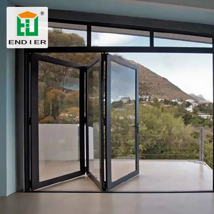 Tamaño De Encargo Al Aire Libre Transparente Acordeón Pantalla Puerta