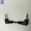 High Quality Double-head Gold Plated Connector Metal Head Aux Cable 3.0mm Audio Cable Telecommunication Products Components