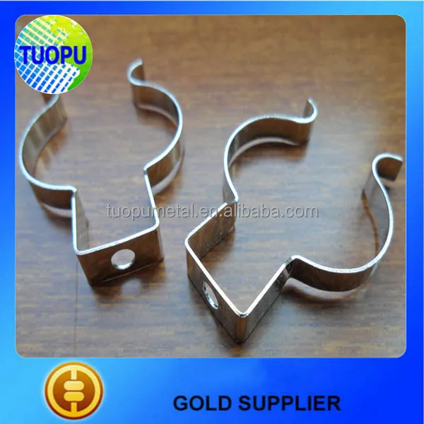 Retaining Single Button Flat V Spring Steel Clips Buy Flat Spring