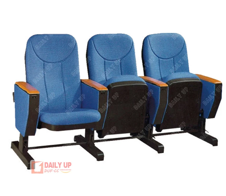 Folding Auditorium Seating Price Fabric Theater Seating Chairs with Moving Feet Outdoor Cinema Chair Cheap