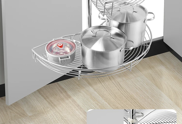 180 Circle Magic Corner Lazy Susan Revolving Kitchen Corner