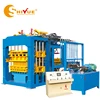 QT8-15 fully automatic concrete block production line