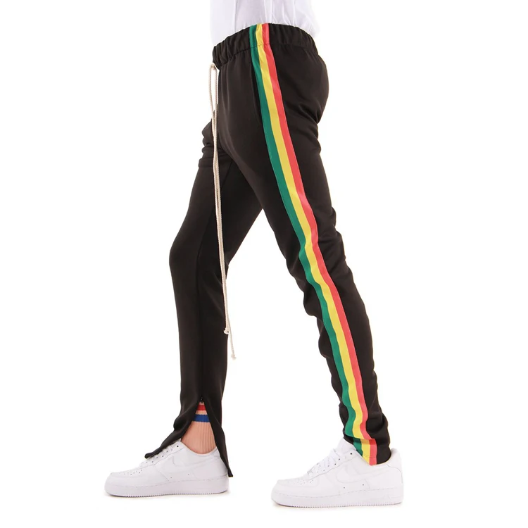 rainbow striped pants mens