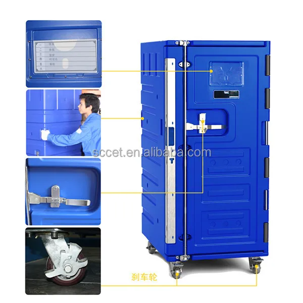 Rotomolded Plastic Insulated Cabinet For Frozen Food Storage And