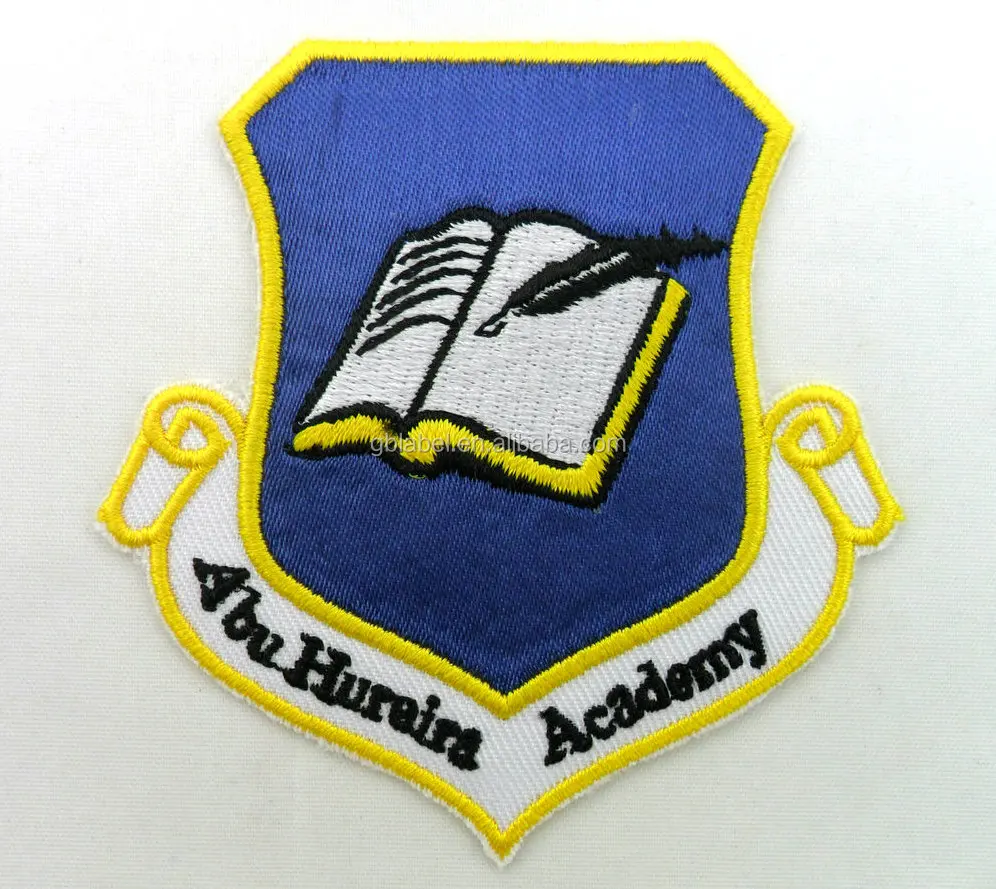 Top Quality Uniform Patch Sew On Embroidery Applique Patch And Iron On